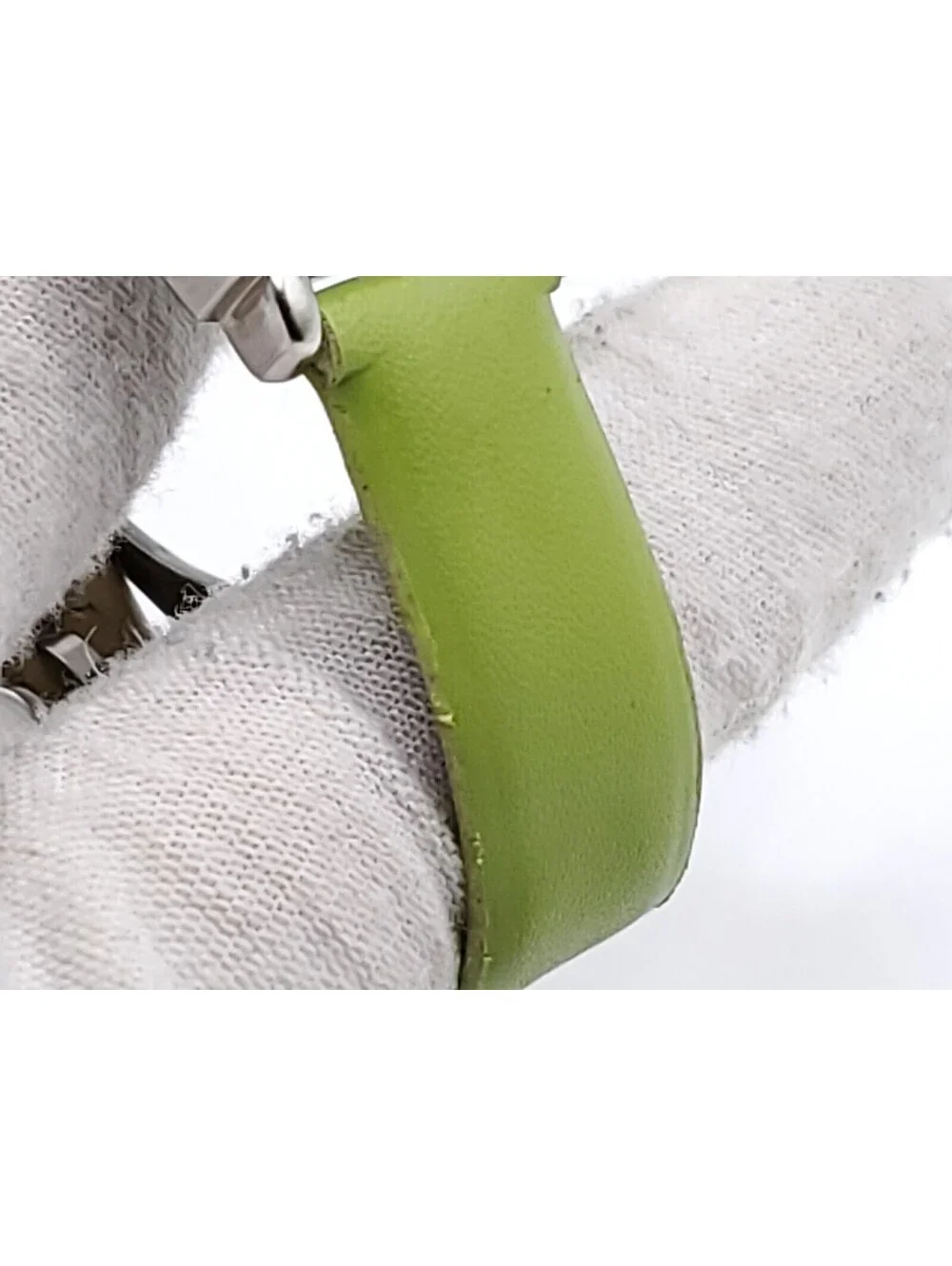Votre Quartz Watch Women New Battery Green Dial Square 23mm